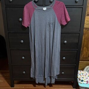 LuLaRoe Gray Top